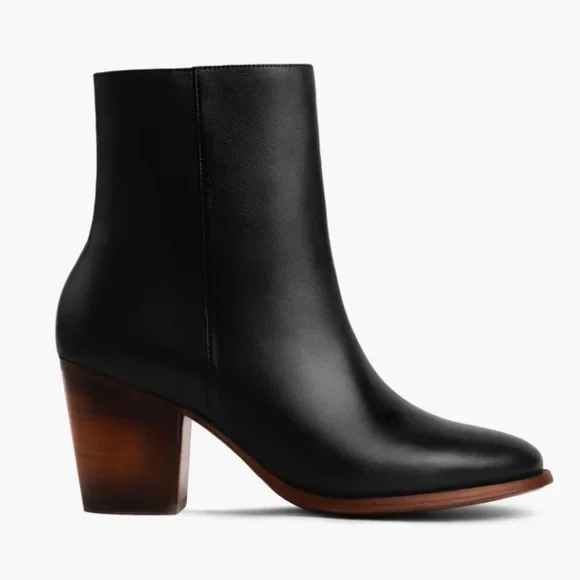 Thursday Boot Company Black Leather Heeled Boots - Picture 2 of 10